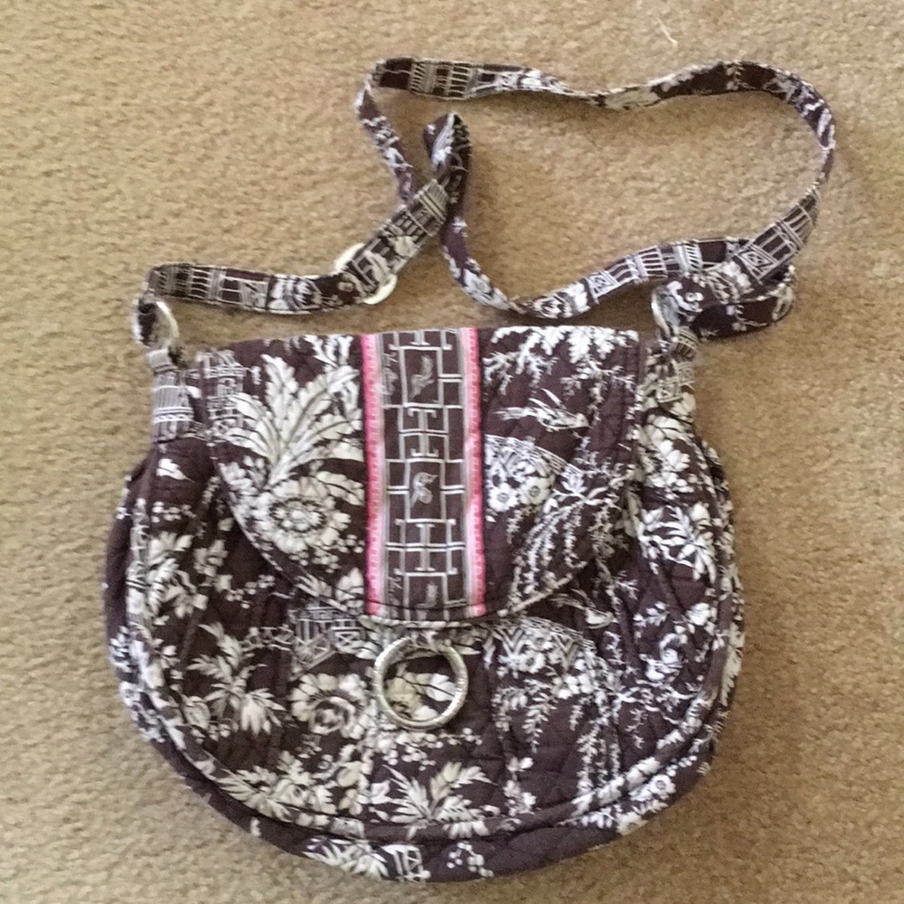 Vera Bradley Imperial Toile Saddle Bag